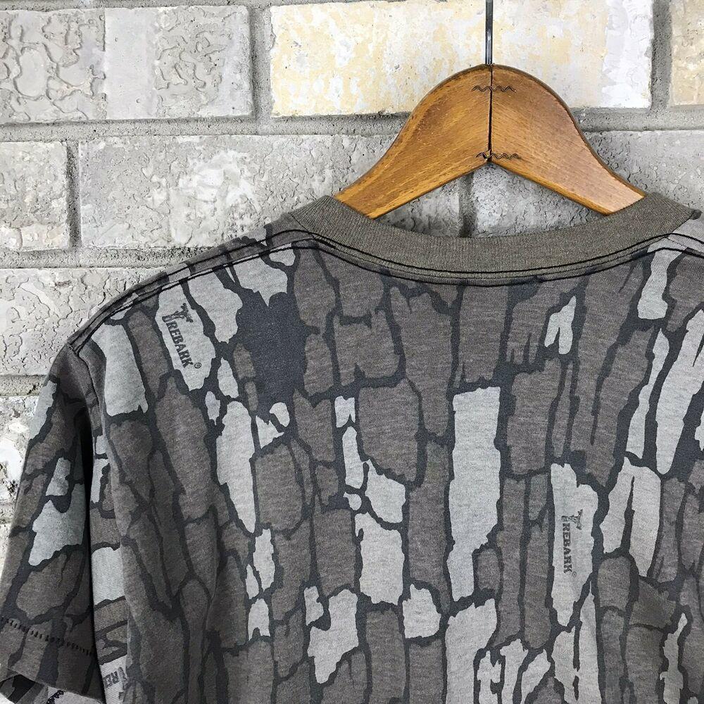 Vintage 70s 80s TREBARK Camo Single 