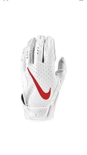 Nike Vapor Jet (Large) Red/White Football Gloves