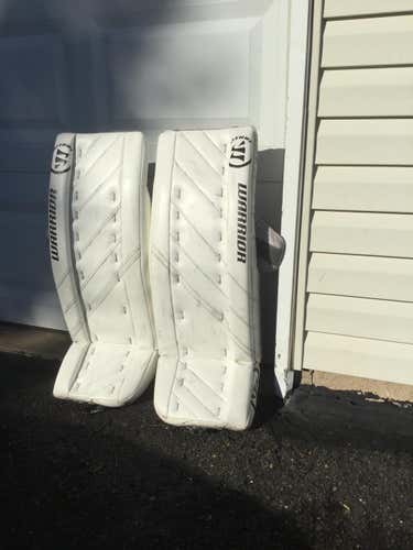 Used 30" Warrior Ritual G4 Goalie Leg Pads