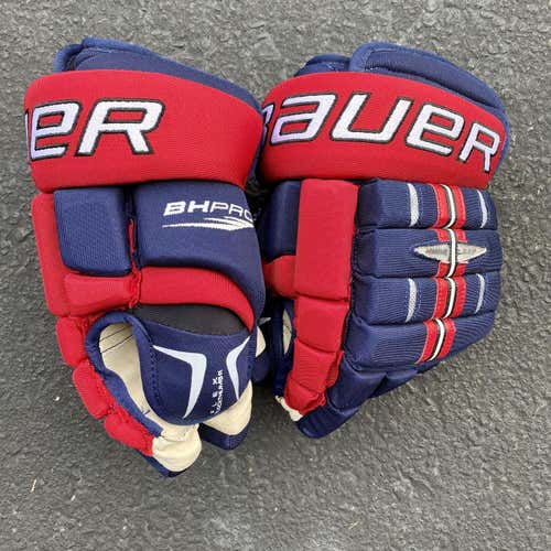 BAUER BLUE/RED/WHITE 13" 4 ROLL GLOVES