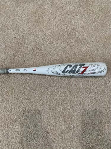Used Kid Pitch (9YO-13YO) USSSA Certified Marucci Alloy CAT 7 Bat (-10) 20 oz 30"