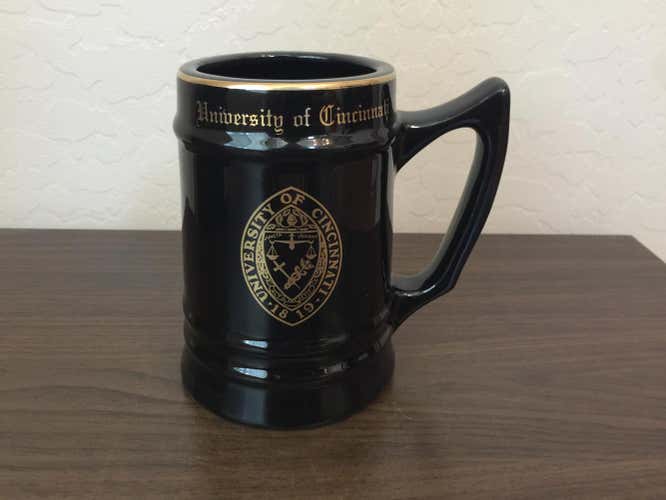 University of Cincinnati Bearcats SUPER VINTAGE 1970's College Stein Mug!