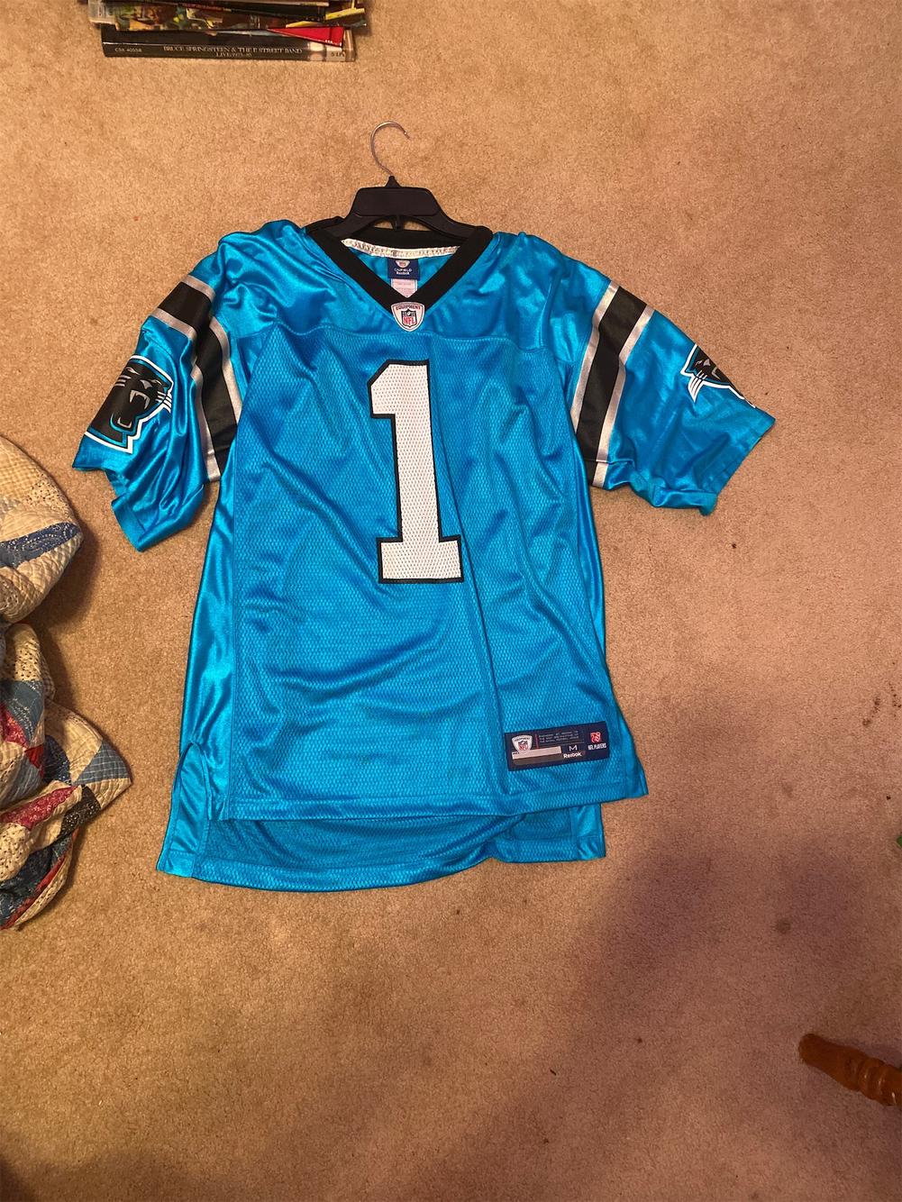 Cam Newton Carolina Panthers Nike Game Jersey – Blue – ThanoSport