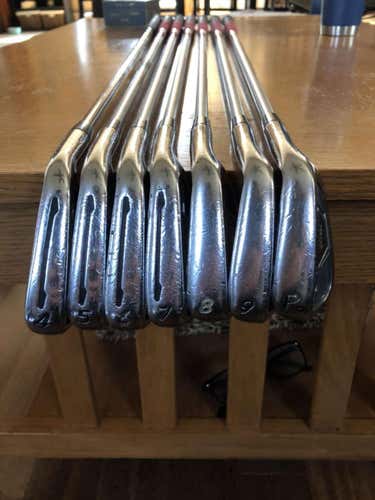 Men's Right Handed PSi Stiff Flex Steel Shaft Iron Set