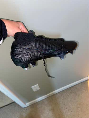 Black Men's Size 9.0 (Women's 10) Nike Superfly 7 Elite FG Cleats