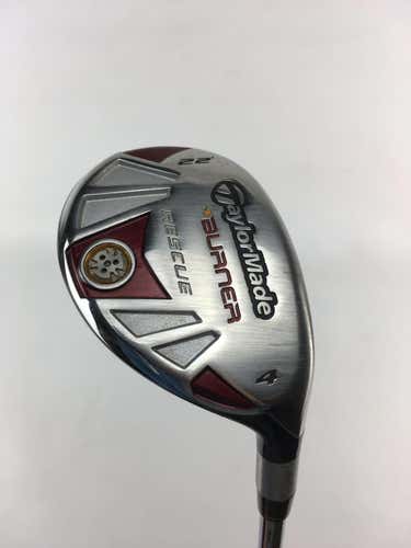 Used Taylormade Burner Rescue 4 Hybrid Steel Regular Golf Hybrids
