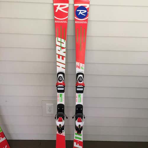 Used  Racing Hero FIS SL With Bindings Max Din 10 Skis