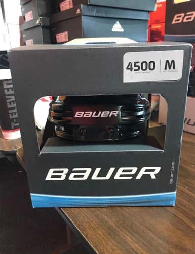 Pro Stock New Black Medium Bauer 4500 Helmet - Colorado Avalanche