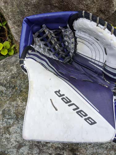 White and purple Used Senior Bauer Regular 2X Pro