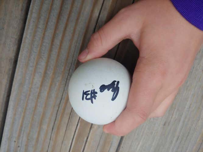Autographed Sean Sconone lacrosse ball
