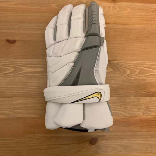 New White Nike Vapor Elite 14" Lacrosse Glove(LEFT ONLY)