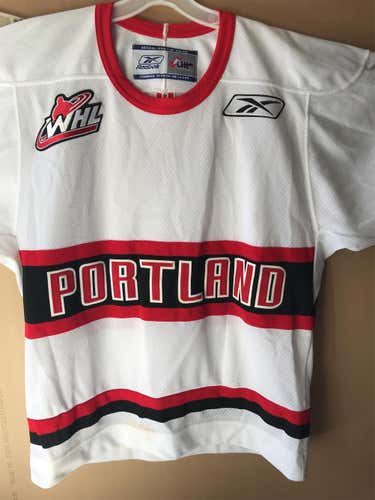 Portland Winterhawks Alternate White Jersey