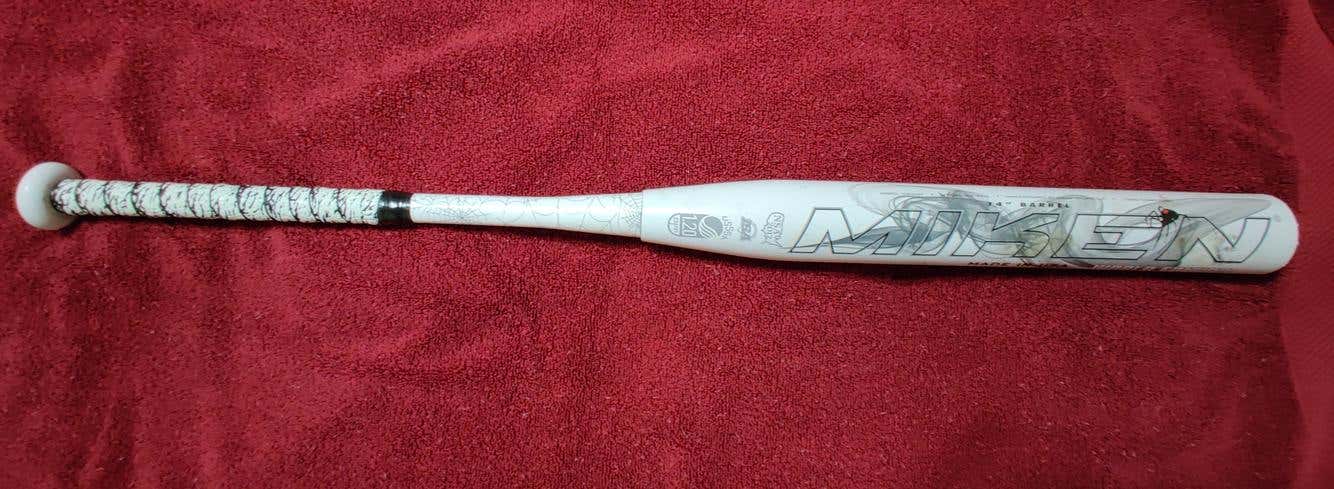 Used Rare Limited Edition Miken White Widow Bat