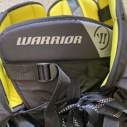 Black Senior Medium Warrior Ritual X Hockey Goalie Pants