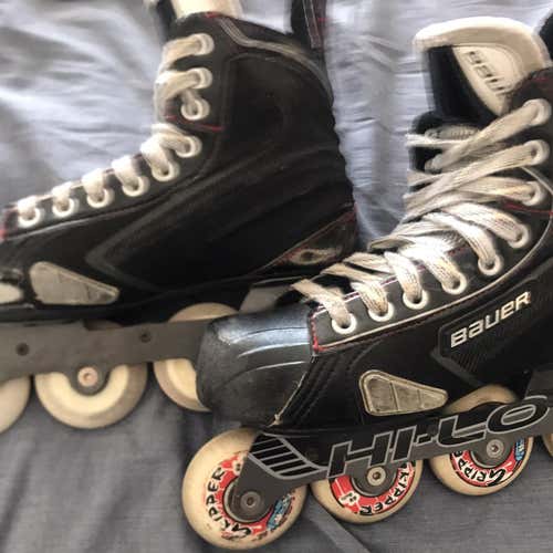 Junior Bauer X500R Regular Width Size 5 Inline Skates