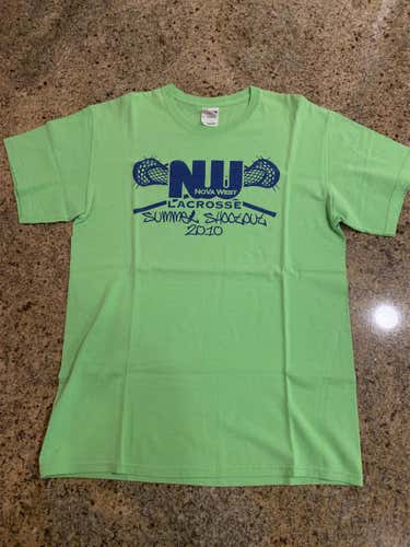 Green NoVa West Lacrosse Summer Shootout 2010 Tournament T Shirt, size Medium