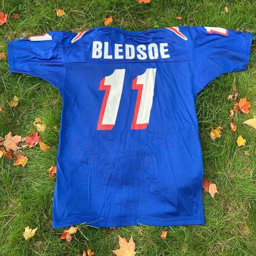Adult Large Champion Drew Bledsoe NE Patriots Jersey