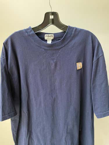 Blue Used Adult Men's XL Ping Shirt - PING XL GOLF T-SHIRT - Great shape