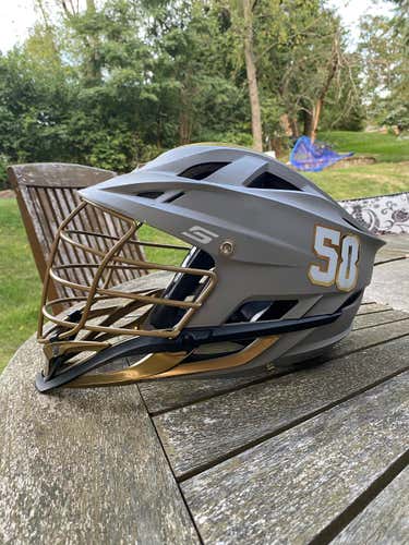 Gray Used Adult Player's Cascade S Helmet