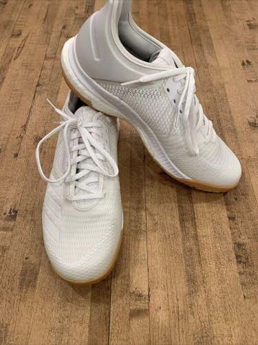 New Adidas Crazyflight X3 Volleyball Shoe Women's White/Tan D97831 Size 8.5