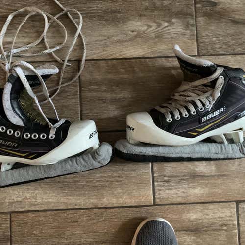 Senior Bauer Supreme One.7 Regular Width Size 8.5 Hockey Goalie Skates