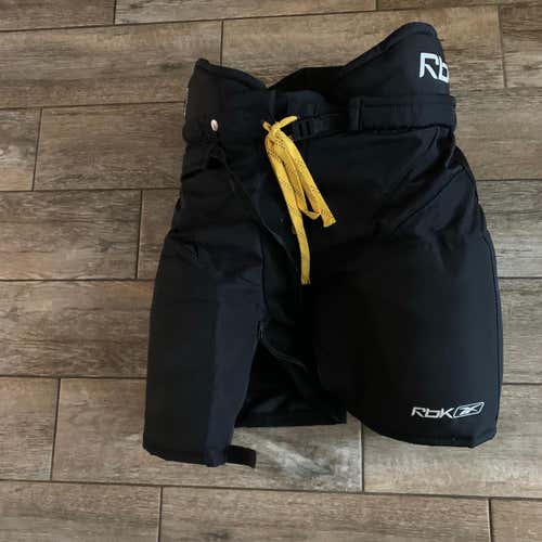 Black Senior XL Reebok Pro Stock Hockey Pants