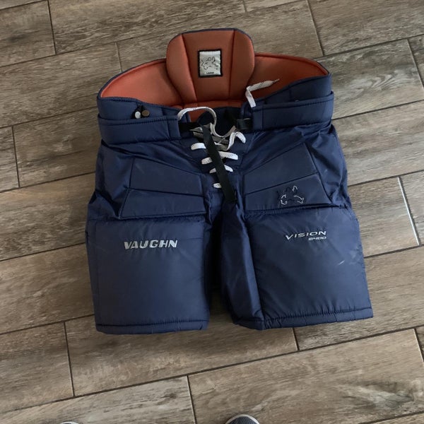 Blue Senior Large Vaughn Vision 9400 Hockey Goalie Pants