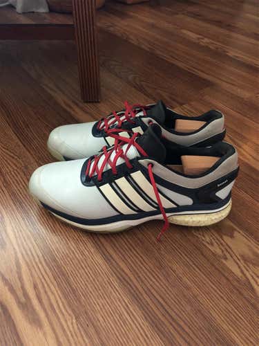 Gray Men's Size 10 (Women's 11) Adidas Golf Shoes