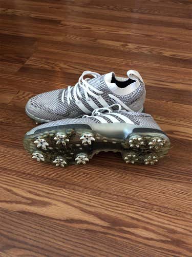 Gray Men's Size 9.5 (Women's 10.5) Adidas Golf Shoes