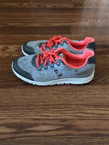 Gray Kid's  Footjoy Golf Shoes