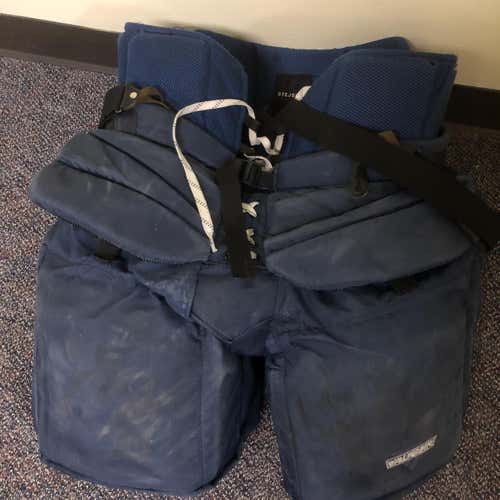 Blue Senior XL Vaughn Pro Stock Goalie Pants