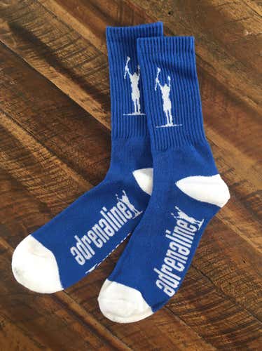 Adrenaline Lacrosse Royal Crew Socks