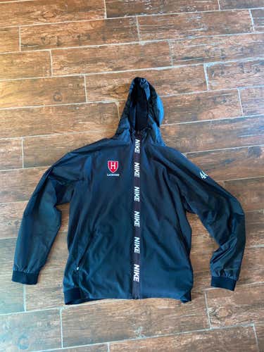 Harvard Lacrosse Team Issued Light Jacket -size XL