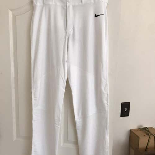 White Mens Nike Pro Vapor Pants