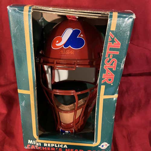 RARE Montreal Expos Hockey-style Goalie, Mimi Helmet Catchers Mask - NEW IN BOX