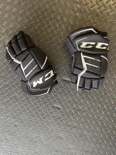 Black Used Senior CCM Gloves 14"