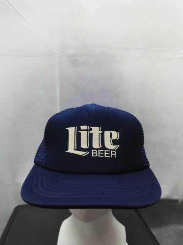 Vintage Miller Lite Mesh Trucker Snapback Hat Sportcap Large