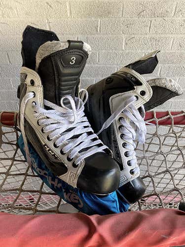 Used Senior CCM Ribcore 50K Hockey Skates Regular Width Pro Stock Size 8.5
