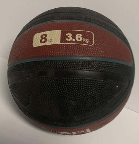 Used Spri 8 Lb Medicine Ball Exercise & Fitness Accessories