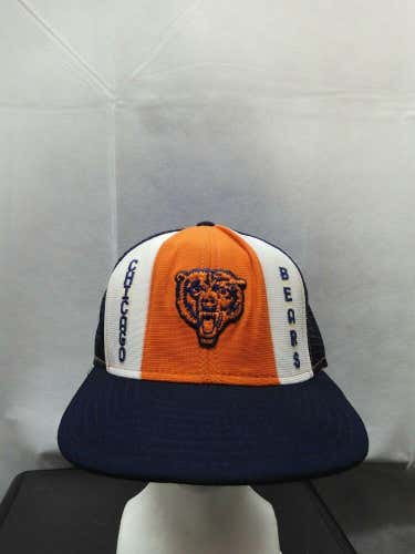 Vintage Chicago Bears Lucky Stripes AJD Mesh Trucker Snapback Hat NFL