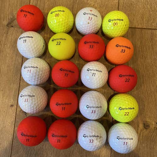 20  TaylorMade (S, A) Golf Balls   Balls