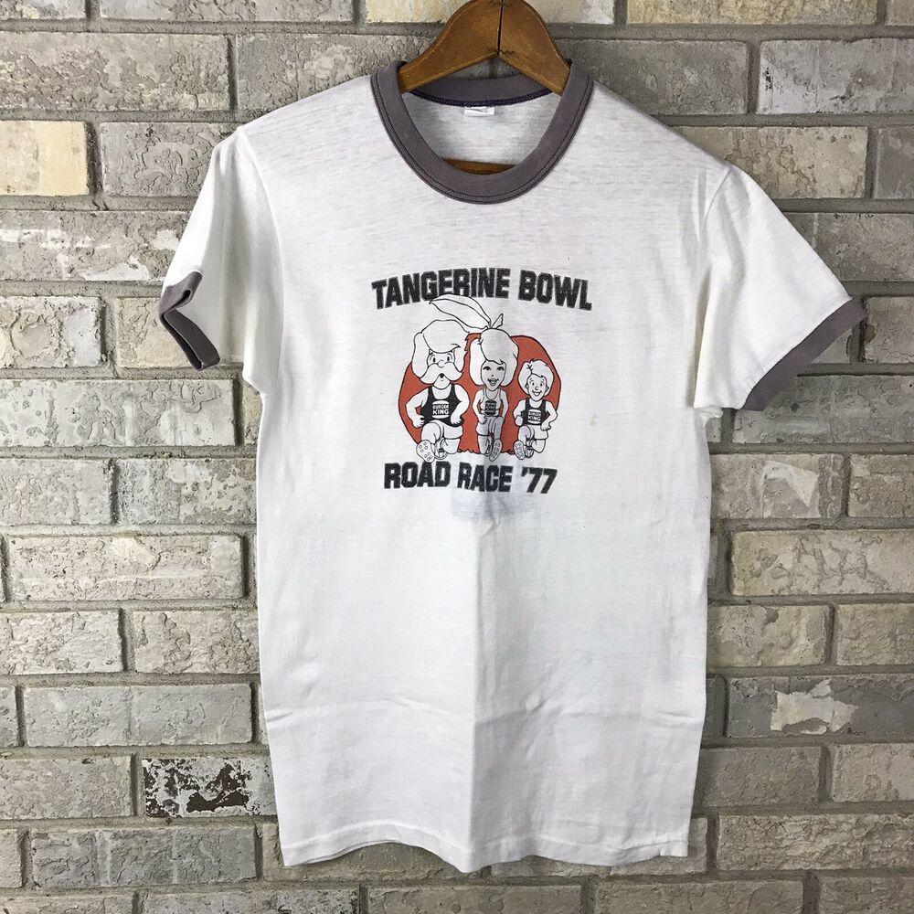 Vintage 70s Burger King Ringer T Shirt 