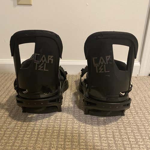 Men's Large Burton Cartel Freeride Snowboard Bindings