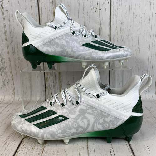 NEW Adidas adizero new reign football Floral White Green Size Mens 7.5