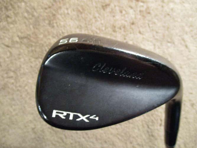 Cleveland RTX-4 Black Wedge 56.10 Full True Temper Dynamic Gold S400 Stiff RH