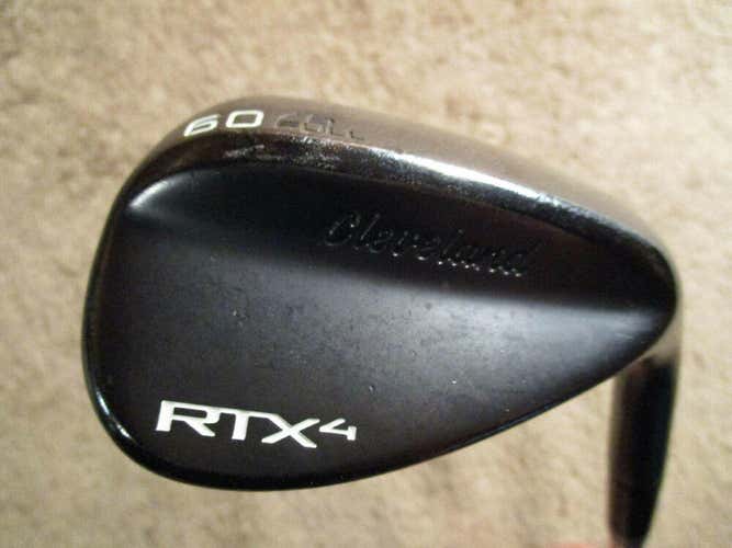 Cleveland RTX-4 Black Wedge 60.09 Full, 52.10 Mid, 56.10 MidTrue Temper Dynamic Gold S400 Stiff RH