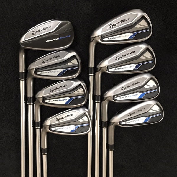 Men's Left Hand Speedblade Regular Flex Steel Shaft Iron Set