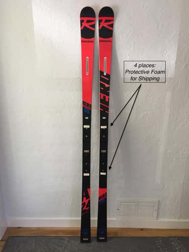 Used Rossignol Racing Hero Athlete (JR FIS) 175cm GS Skis (Without Bindings)