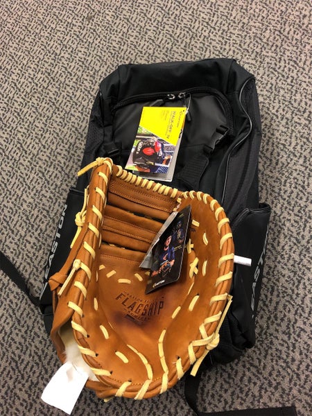 Black New Easton Bat Pack/glove Bundle