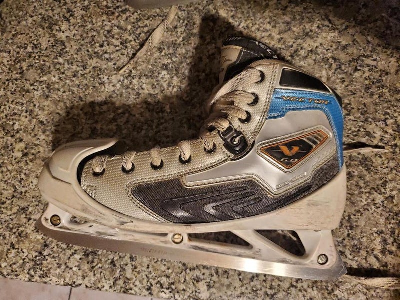 Used Senior CCM vector 6.0 Hockey Goalie Skates Regular Width Size 10